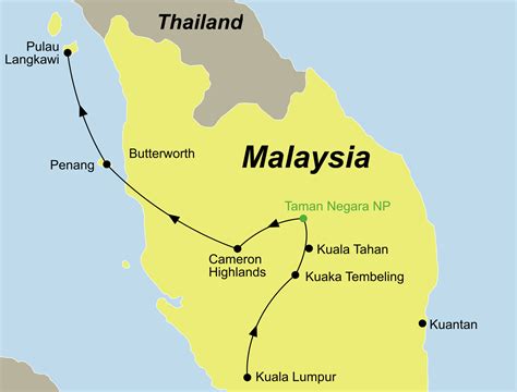 malaysia rundreise ohne flug